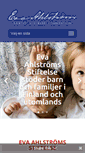 Mobile Screenshot of evaahlstromsstiftelse.fi